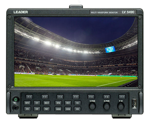 Leader LV5490 Deployed for 4K Coverage of World Football Championship