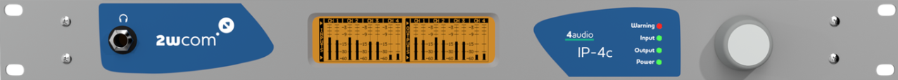 2wcom’s IP-4c to facilitate audio broadcast applications