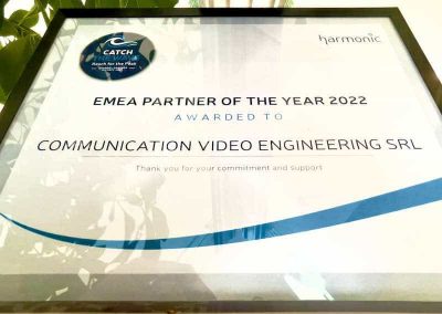 Harmonic seleziona CVE come partner dell’anno 2022