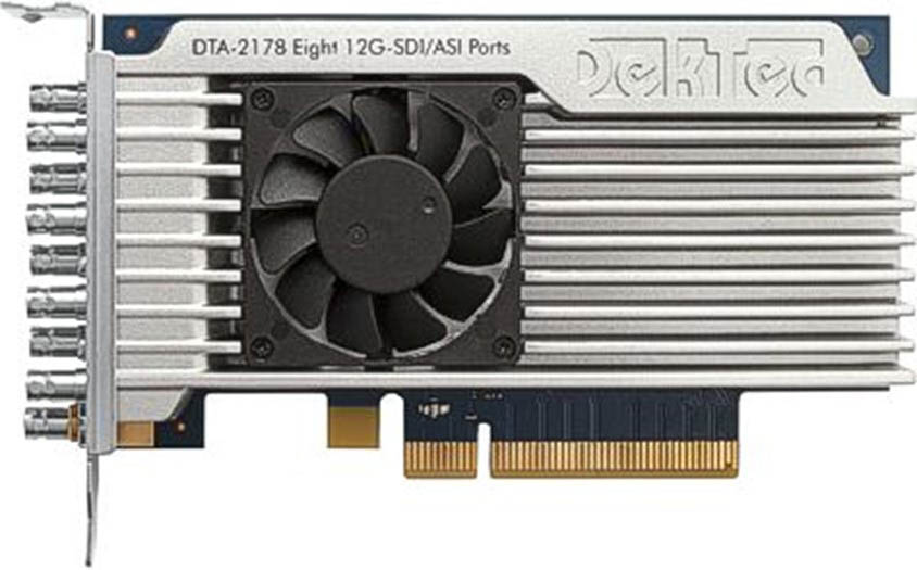 8x12G-SDI / ASI ad alta densità e basso profilo per PCIe – DTA-2178