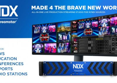 Streamstar NDX – Studio di produzione live