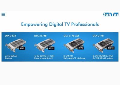 DekTec dal NAB 2023: schede aggiuntive per PC…