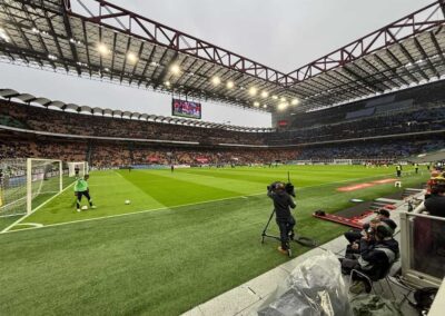 Team win: 4K UHD sports production: success for a team of companies in the San Siro test with Hitachi, Fujinon, and Domo Broadcast Systems