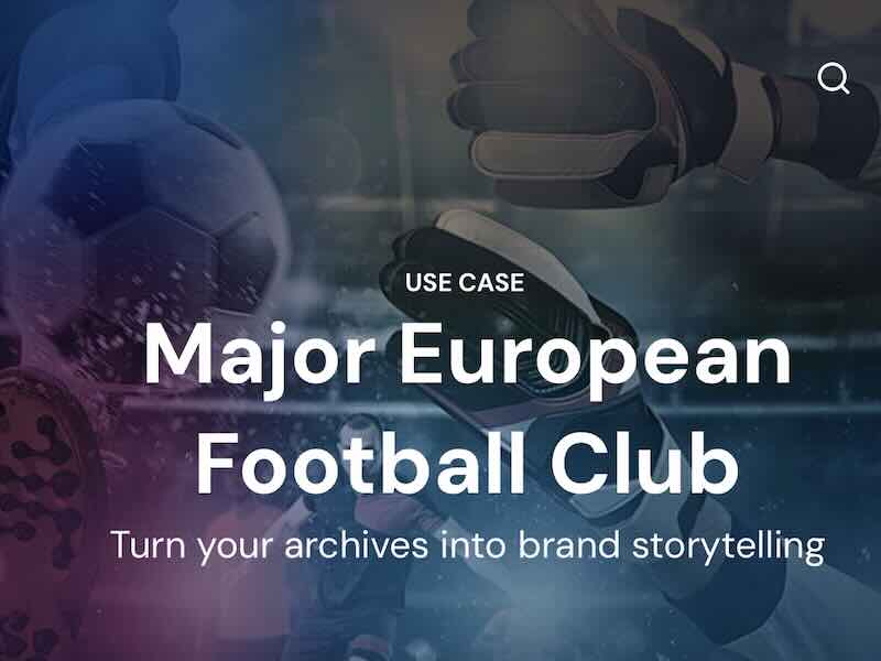 Case study sullo sport: importante Club calcistico europeo si affida a Perfect Memory 