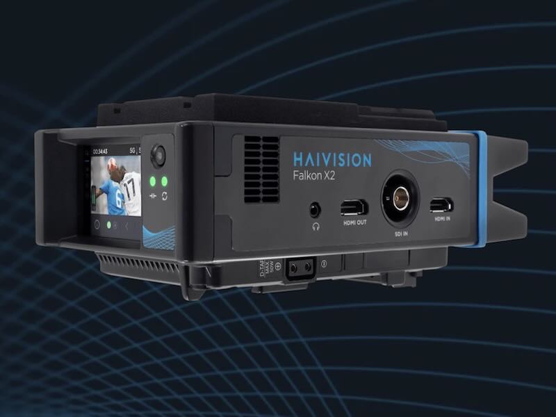 Haivision presenta Falkon X2: trasmissioni live 4K su reti 5G 