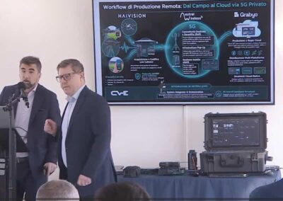 CVE Open House, Neutral Wireless, Haivision e Grabyo: “Produzione e remote production live su reti 5G private”.