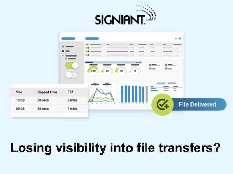 Signiant presenta la soluzione Control & Visibility e rafforza l’indipendenza di storage